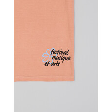 Osheaga T-shirt "Script" fleuri orange OSHEAGA
