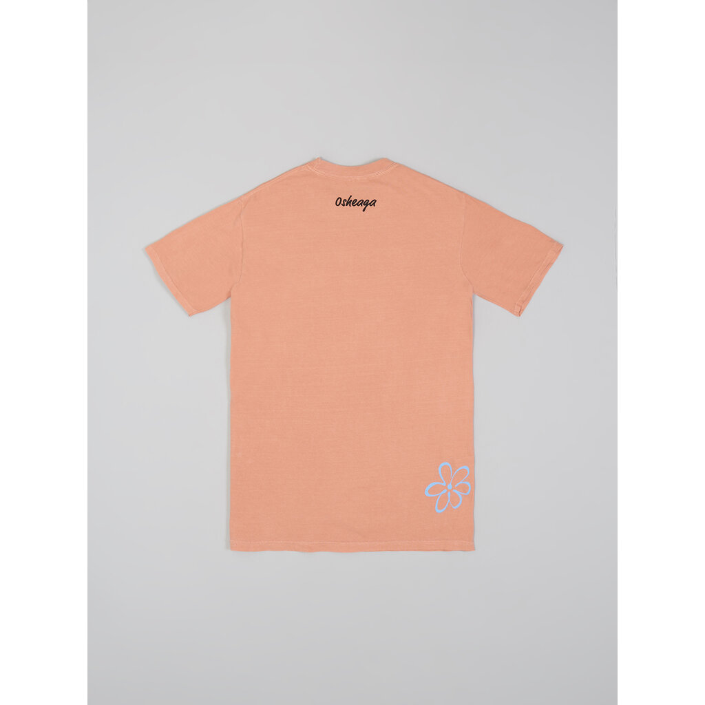 Osheaga T-shirt "Script" fleuri orange OSHEAGA