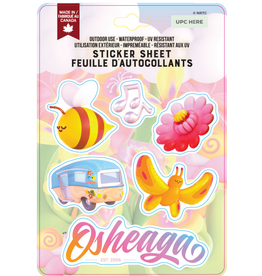 Osheaga OSHEAGA 2026 Sticker Sheet