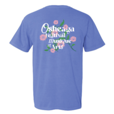 T-Shirt OSHEAGA 2026 Festival Musique et Arts avec fleurs