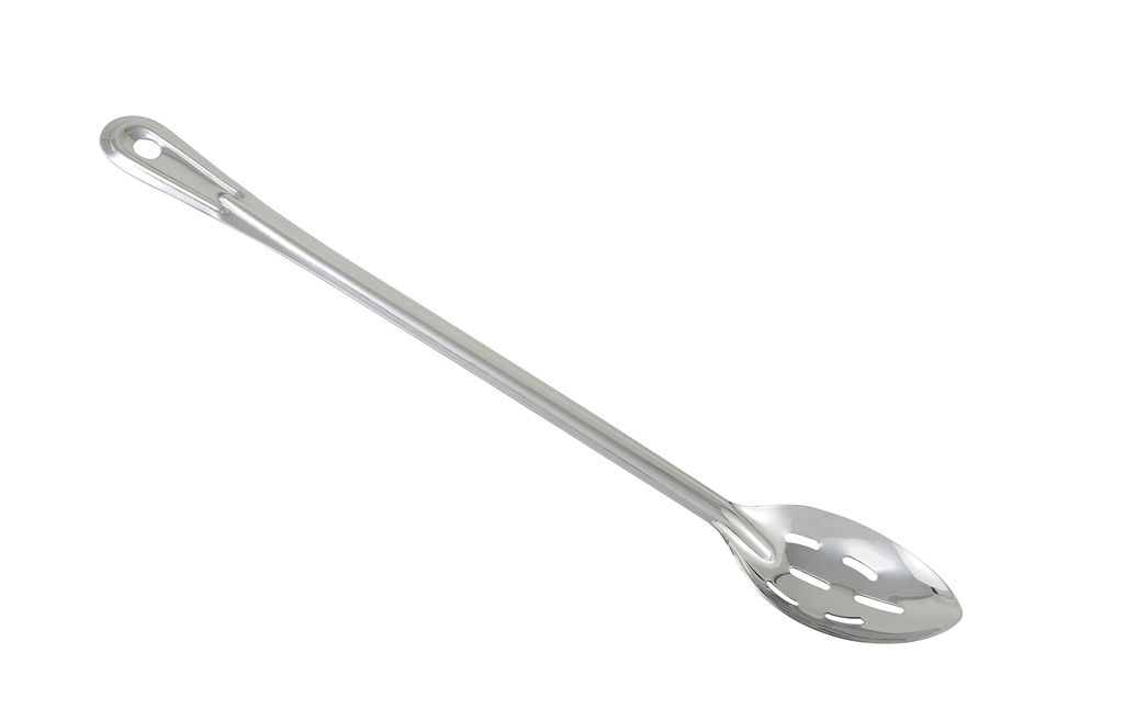 Winco Basting Spoon, Slotted, 18"