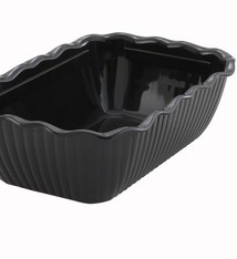 Winco Deli Crock, 10" x 7" x 3", Black