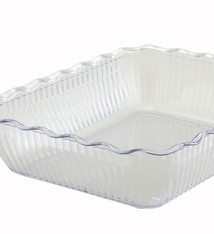 Winco Deli Crock, 13" x 10" x 3", Clear