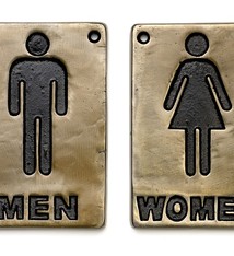 Tablecraft "MEN" Restroom Sign