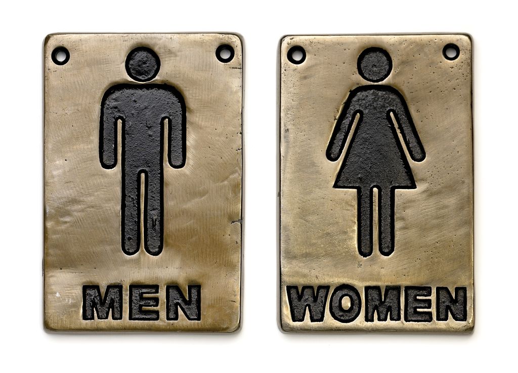 Tablecraft "MEN" Restroom Sign