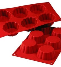 Fat Daddio's Brioche, Silicone, 6 Cavities