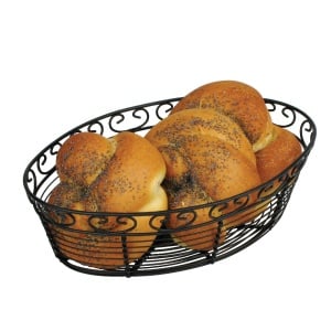 Winco Bread/Fruit Basket, 10" x 6"-1/2" x 3"