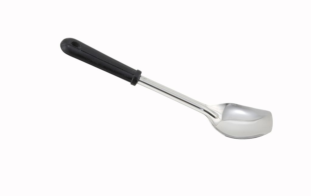 Winco Basting Spoon, Solid, Sq Tip, 13"