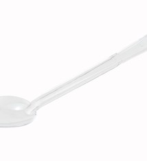 Winco Solid Serving Spoon, CLear, 13"