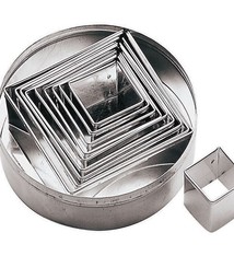 Paderno Dough Cutters, Squares, 6 Pcs
