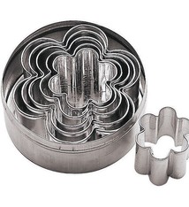 Paderno Dough Cutters, Flowers, 6 Pcs
