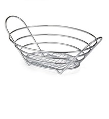 Tablecraft Oval Display Basket, 13-3/4" x 10-3/4" x 3-1/4"