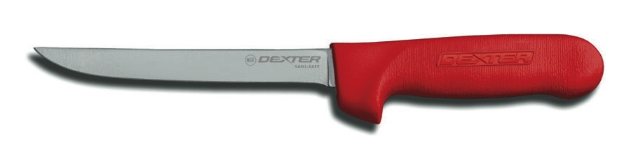 Dexter Boning Knife, Red Hdl, 6"