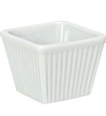 CAC Square Ramekins, 3 oz (4 Doz)