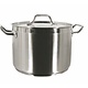 Thunder Group Stock Pot w/Lid, S/S, 8 Qt