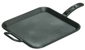 Lodge Cast Iron Square Griddle, 12"