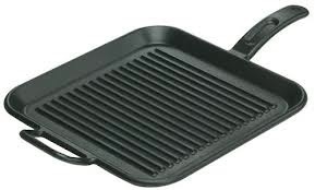 Lodge Cast Iron Square Grill Pan, 12"