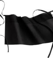 Winco Apron, Waste, Black