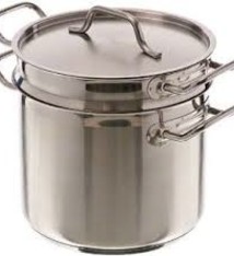 Update International Double Boiler, S/S, 8 Qt