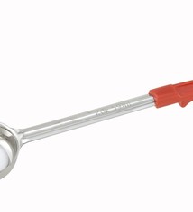 Winco Food Portioner, Solid, 2 oz, Red Hdl