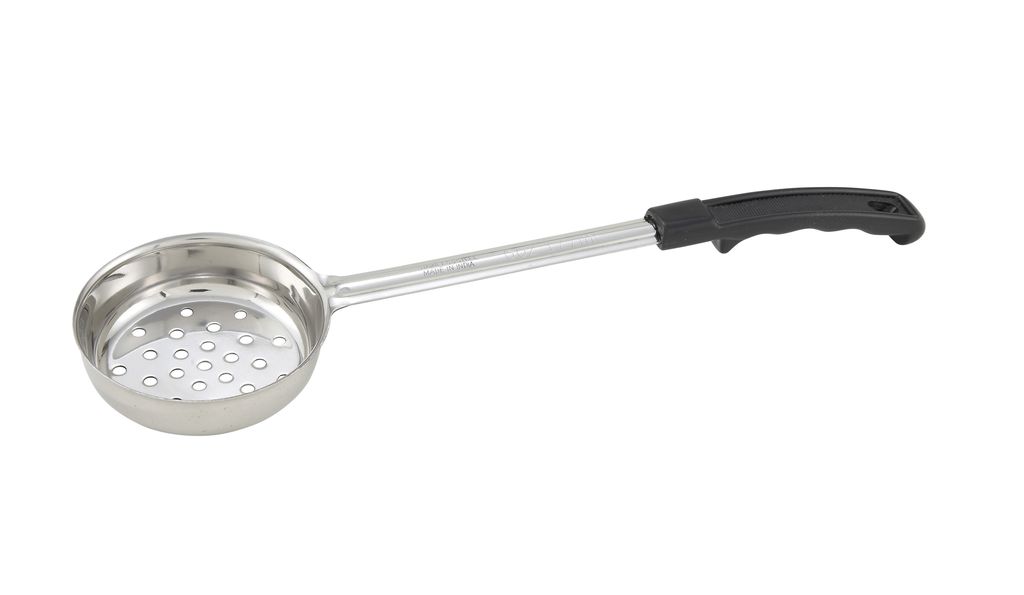 Winco Food Portioner, Perf, 6 oz, Black Hdl