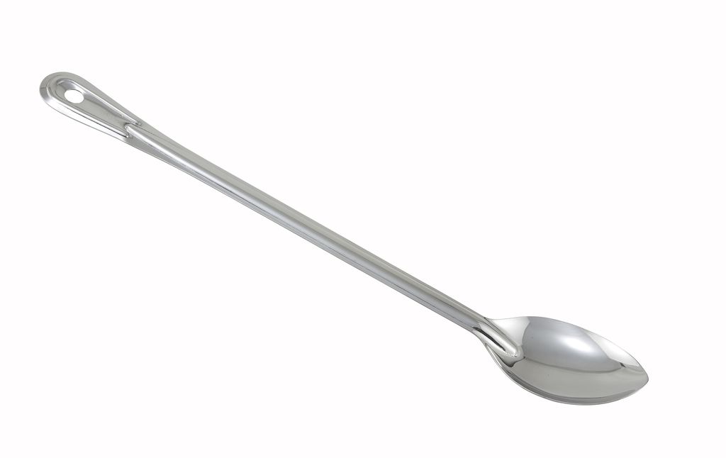 Winco Basting Spoon, Solid, 18"