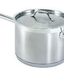 Thunder Group Sauce Pan w/Lid, S/S, 10 Qt