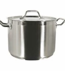 Thunder Group Stock Pot w/Lid, S/S, 16 Qt