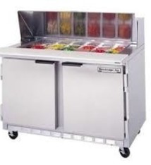 Beverage Air Sandwich Unit, 2 Sect., 8 Various Pan, 48", 13.9 cu. ft.
