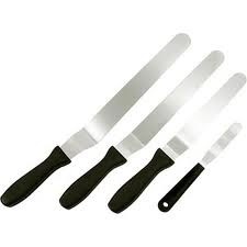 Fat Daddio's Offset Spatula, S/S, 8"