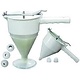 Fat Daddio's Confectionary Funnel, 3 Nozzles