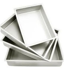 Fat Daddio's Cake Pans (1/2 Doz), 12" x 15" x 3"