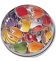 Paderno Dough Cutters, Fruit, 12 Pcs