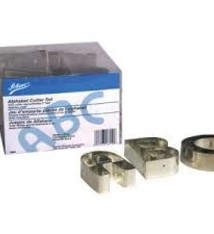 Ateco Cookie Cutter Set, Alphabet, 3" Each