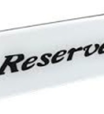 American Metalcraft "Reserved" Sign