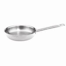 Thunder Group 14" Fry Pan, stainless steel