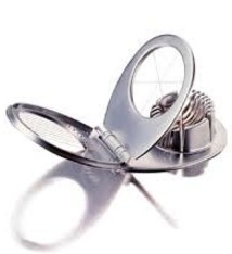 Focus Foodservice Egg Slicer, Chrome Pltd, 3-in-1