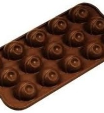 Fat Daddio's Robed Dimple Candy Mold, 8-1/4" x 4-1/8"