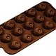 Fat Daddio's Robed Dimple Candy Mold, 8-1/4" x 4-1/8"
