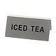 Update International Tent Sign, S/S, "Iced Tea"