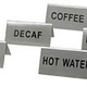 Update International Tent Sign, S/S, "Decaf"