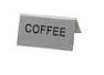 Update International Tent Sign, S/S, "Coffee"