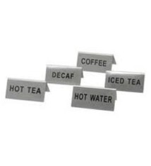 Update International Tent Sign, S/S, "Hot Tea"