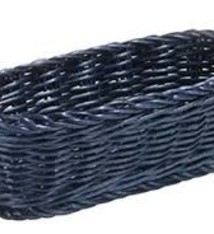 Tablecraft Oblong Basket, Blue, 9 x 4-1/2"