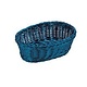 Tablecraft Oval Basket, Blue, 9-1/4" x 6-1/4"