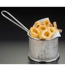 American Metalcraft Fry Basket, S/S, 3-3/4" x 2-7/8" Deep