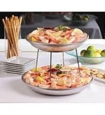 American Metalcraft Seafood Tray, 17.75" Dia