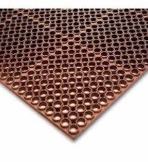 Apex Rubber Mat, 3' x 5' x 3/4", Red