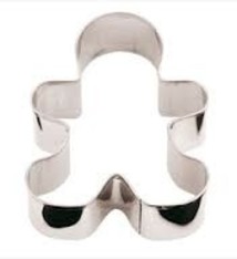 Paderno Gingerbread Man Cookie Cutter, 3-1/8" x 2-3/8"