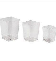 Paderno Disposable Plastic Containers, 5.1 oz